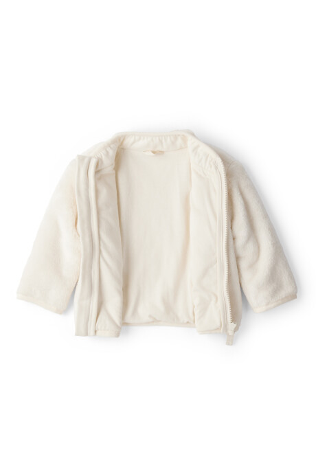 Campera de sherpa, marfil Sin color
