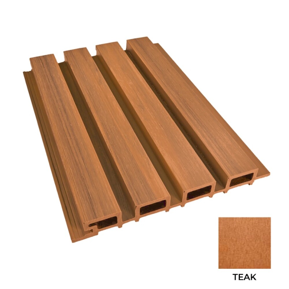 REVESTIMIENTO EXTERIOR WPC TEAK Revestimiento Exterior Wpc Teak