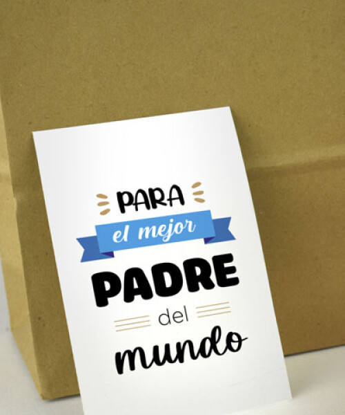 TARJETA DIA DEL PADRE 10X15 DISEÑO 2