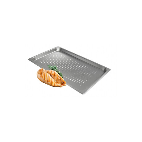 Cuba de Acero Inoxidable Perforada GN 2/1 2 cm Cuba de Acero Inoxidable Perforada GN 2/1 2 cm