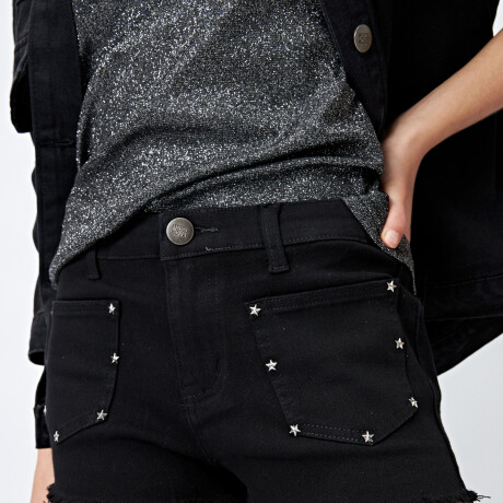 SHORT STARDUST Negro
