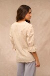 BLUSA ALISA ESTAMPADO FLORES CELESTE BLUSA ALISA ESTAMPADO FLORES CELESTE