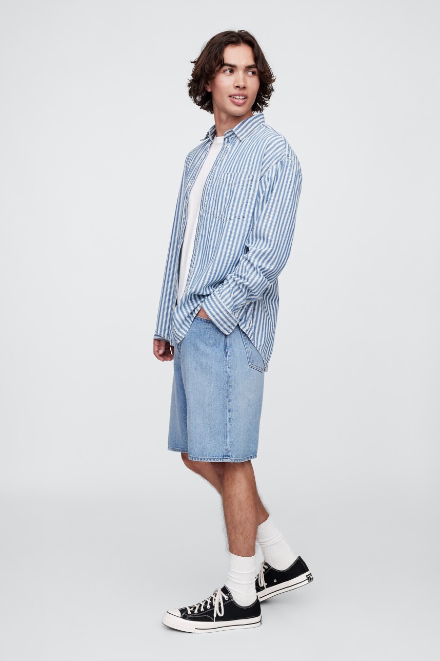 Short De Jean Loose Ultrasoft Hombre Light Wash