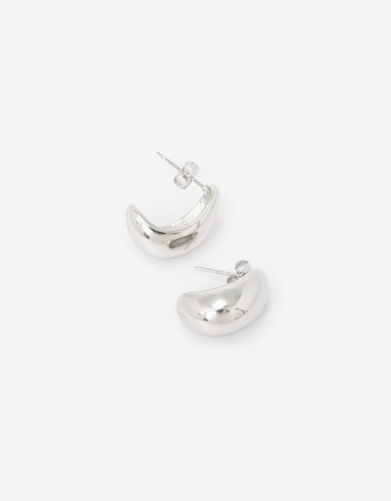 Aros Argollas Metal Argollas De Acero - Plateado