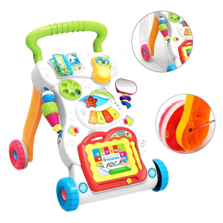 Caminador Bebe Andador Infantil Musical Caminar Niño Pla009001
