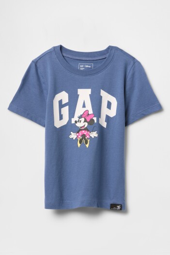Remera Logo Gap Disney Toddler Niña Bijoue Blue
