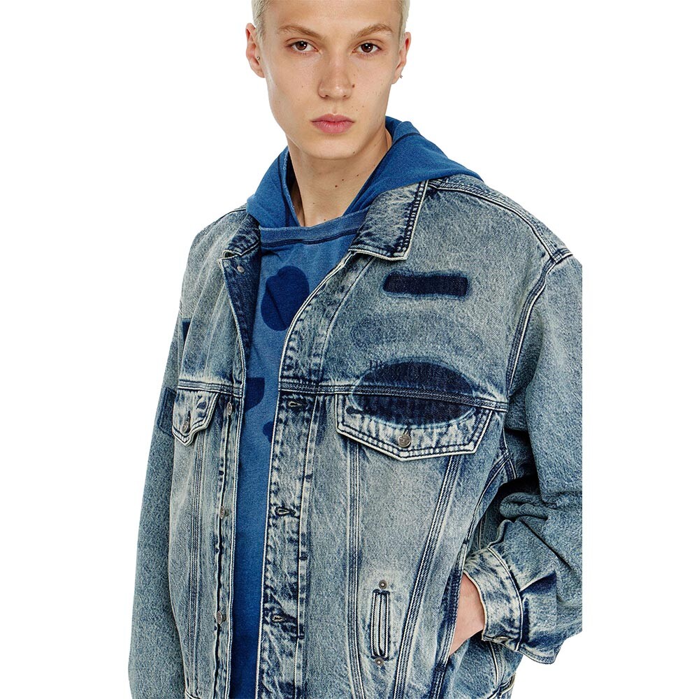 Chaqueta Denim Para Unisex D-Denver-S2 Azul medio