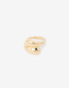 Anillos Medianos y Grandes Metal Anillo Metal Gota - Dorado