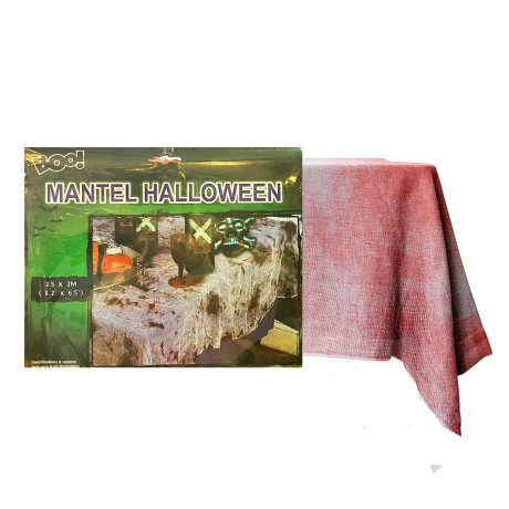 Mantel de halloween con sangre Mantel de halloween con sangre