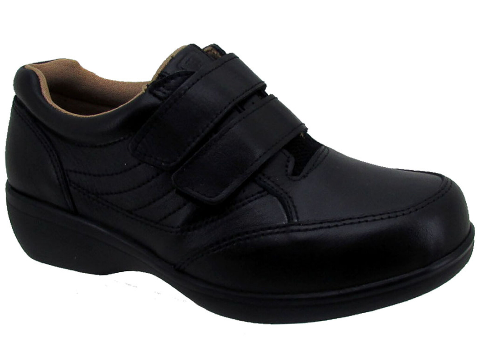Zapatos de Mujer Lombardino Casual Diabetic - Negro 