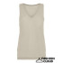 VMEDDIE SL U-NECK TANK TOP GA EXC OATMEAL