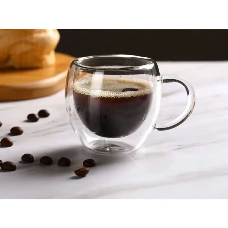 SET2 TAZAS DOBLE PARED 80ML BOROSILICATO VARENNA