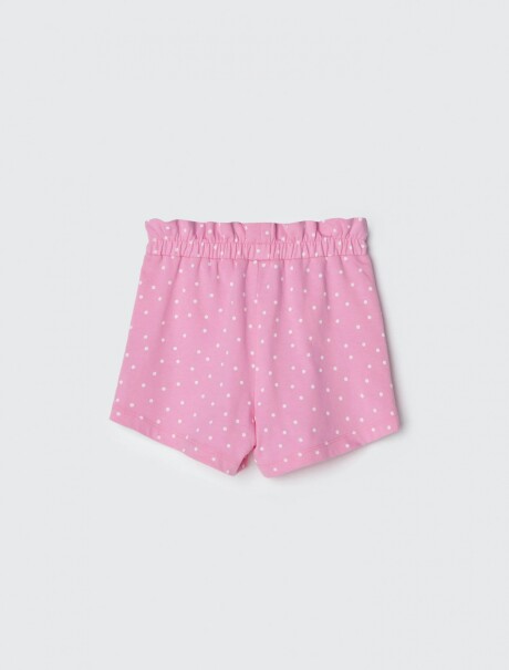 SHORT INFANTIL ESTAMPADO ROSA