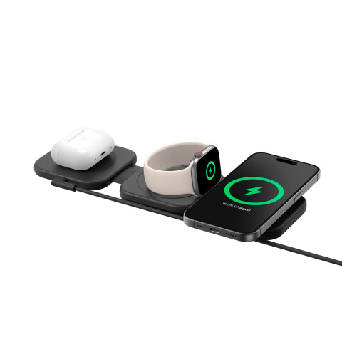 Belkin Cargador Inalambrico 3 en 1 Viajero 15W - Black Belkin Cargador Inalambrico 3 en 1 Viajero 15W - Black
