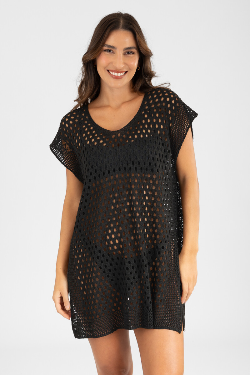 Poncho kiki Negro
