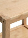 Mesa auxiliar OSTED 45x45 1 estante bambú Mesa auxiliar OSTED 45x45 1 estante bambú