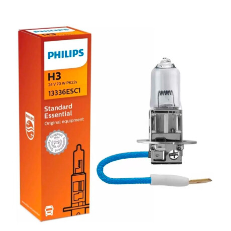 LAMPARA - HALOGENA H3 24V 70W PK22S ESSENTIAL PHILIPS LAMPARA - HALOGENA H3 24V 70W PK22S ESSENTIAL PHILIPS