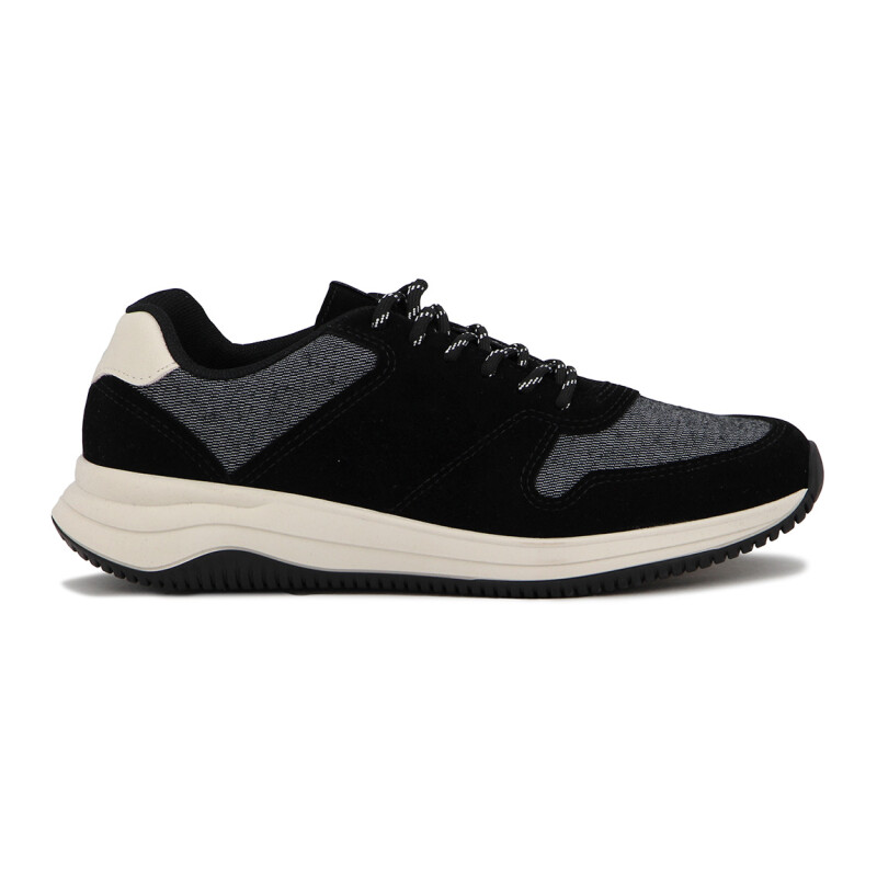 Br Sport Deportivo Casual Acordonado Negro-blanco