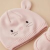 Set Gorro y escarpines de algodón carters rosa
