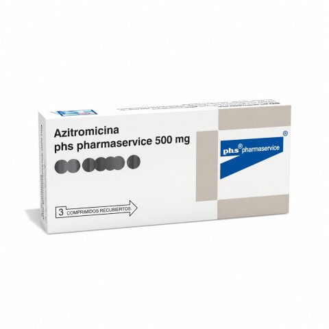 Azitromicina PHS 500 Mg 3 Comprimidos Azitromicina PHS 500 Mg 3 Comprimidos