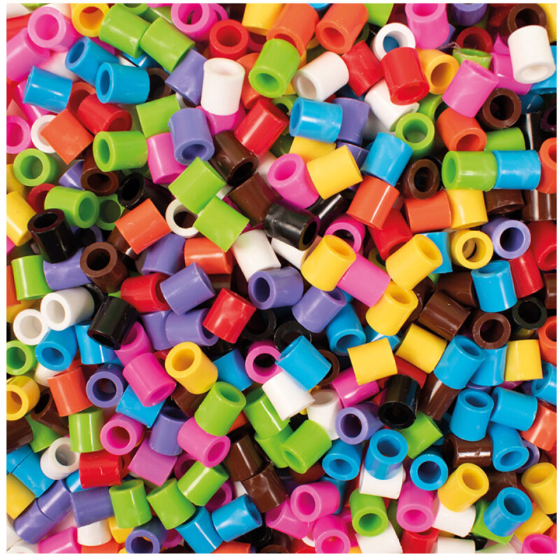 Cuentas para planchar XL 900 piezas en tubo 10 colores Hama Beads Playbox Cuentas para planchar XL 900 piezas en tubo 10 colores Hama Beads Playbox