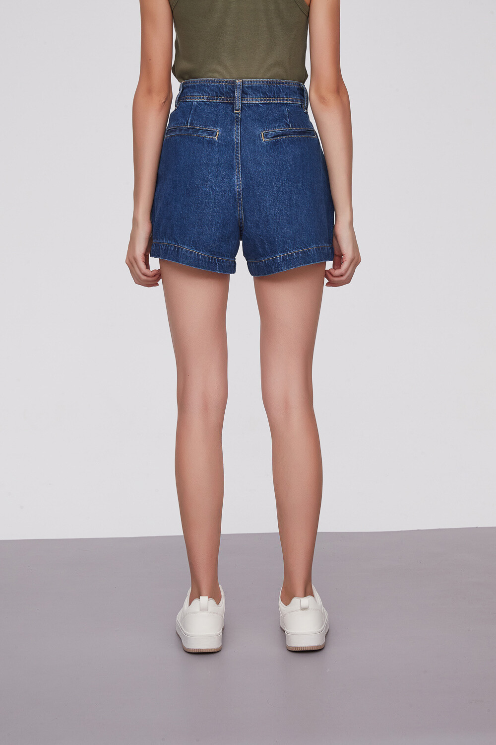 Short Tariane Azul Indigo