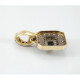Dije En Oro 18 K, Esmeralda Y Brillantes. Hechos A Mano Dije En Oro 18 K, Esmeralda Y Brillantes. Hechos A Mano