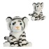 Peluche Tigre Albino Blanco Aurora Juguete Felpa Suave Peluche Tigre Albino Blanco Aurora Juguete Felpa Suave