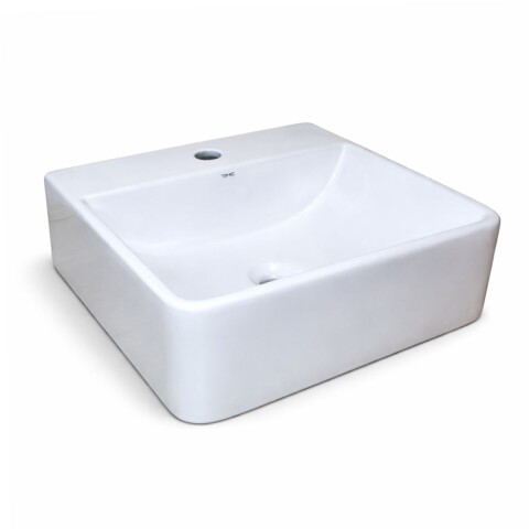 Bacha de apoyo rectangular 42x39 cm c/mesa blanco Dmc Bacha De Apoyo Rectangular 42x39 Cm C/mesa Blanco Dmc