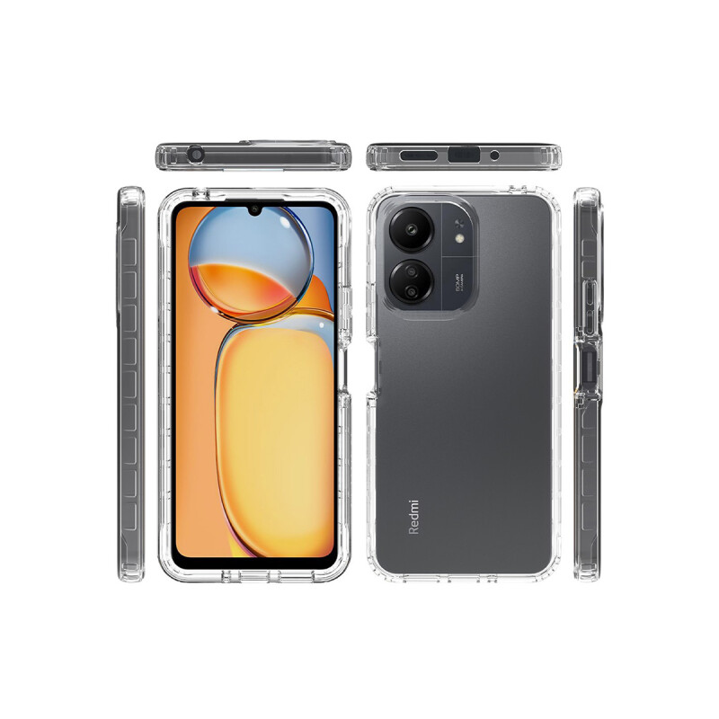 Protector para Xiaomi Redmi 13C 5G transparente con degrade Protector Para Xiaomi Redmi 13c 5g Transparente Con Degrade