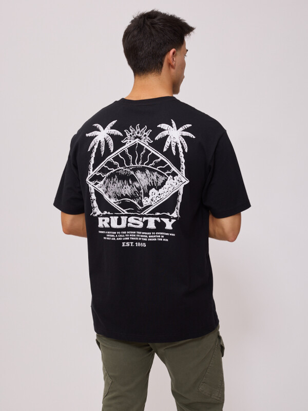 T-SHIRT LYSANDER RUSTY Negro