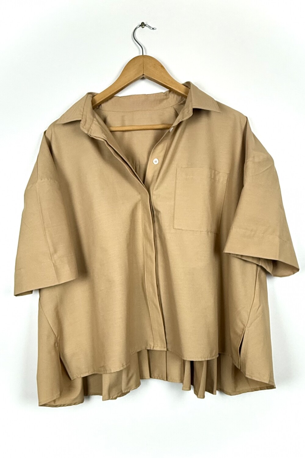 CAMISA ALGODON KRISHNA CAMEL