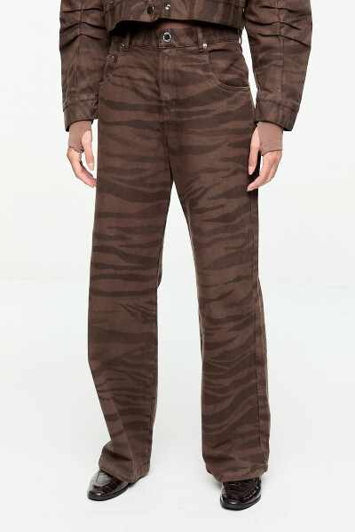 JEAN FLARE ANIMAL PRINT Animal Print