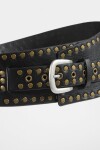 Cinturón faja tachas negro
