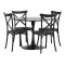 Juego De Comedor 4 Sillas Vienesas + Mesa Tulip Negro