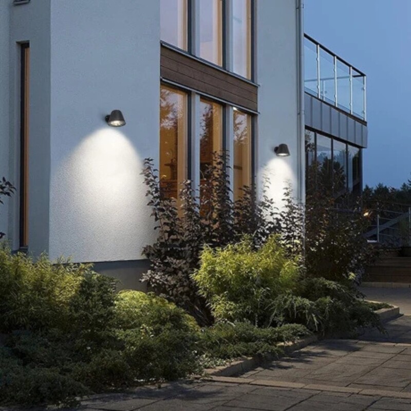 Luminaria de pared exterior Unidireccional Top Luminaria Exterior Unidireccional TOP Gris Oscuro