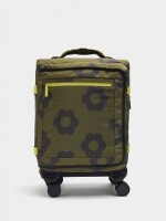 Maleta De Viaje De Nylon Estampado Floral marron