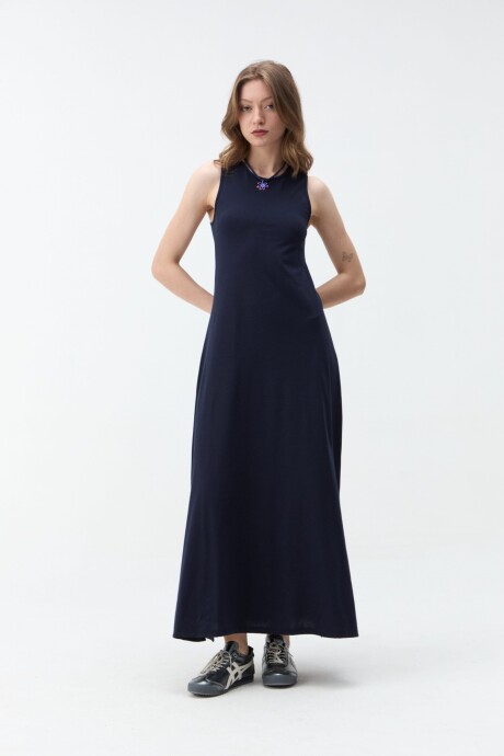 Vestido Rena Azul oscuro