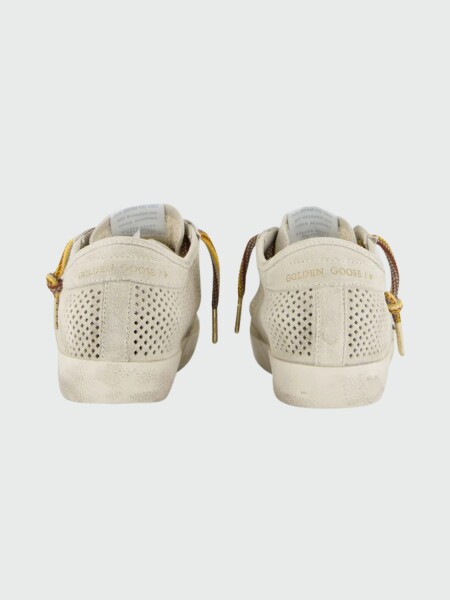 Golden Goose - Super-Star Perforated Suede Alta Automática