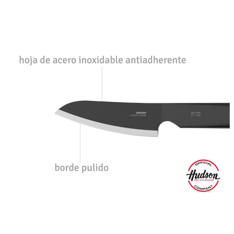 Cuchillo Utilitario 5 Linea Hudson Design Acero Inoxidable Cuchillo Utilitario 5 Linea Hudson Design Acero Inoxidable