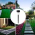 Lampara Luz Solar Recargable Led Jardín Farol Césped X6 Variante Cálida