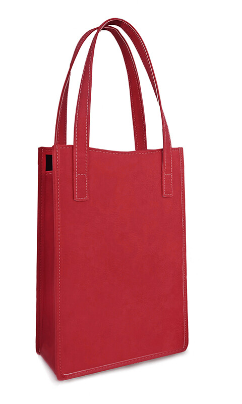 MATERA ESTILO BOLSO LIBRA URBANO ROJO CARMIN