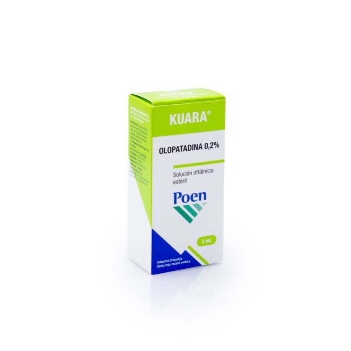 KUARA GOTAS OFTALM. FR. X 3 ML. única