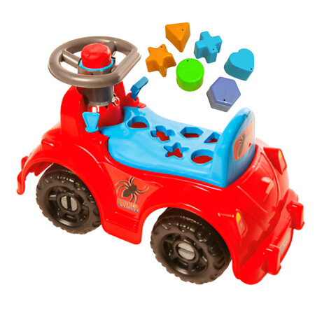 Buggy Andador Infantil Interactivo Bocina Brasilero Rojo