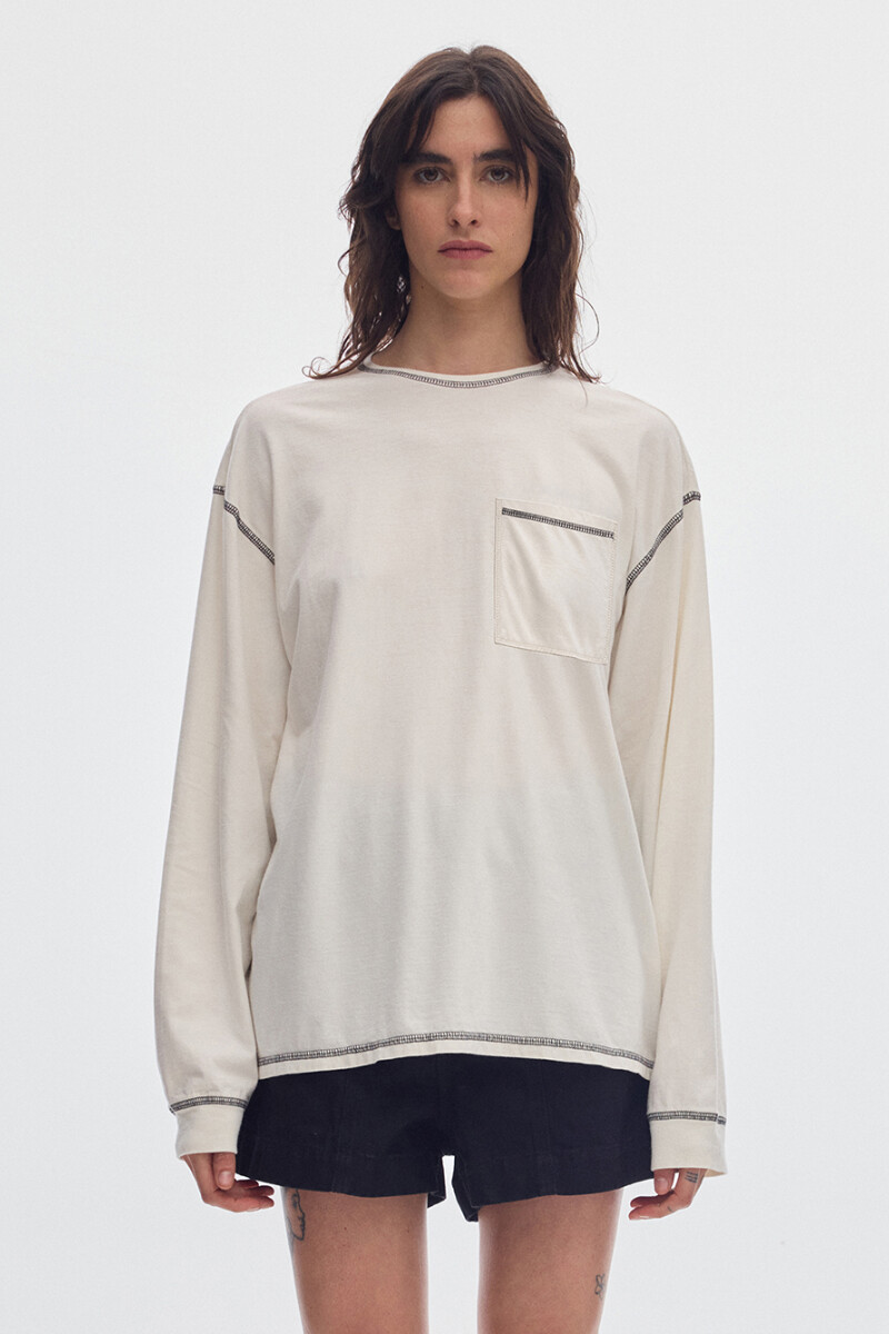 T-shirt Tom Offwhite