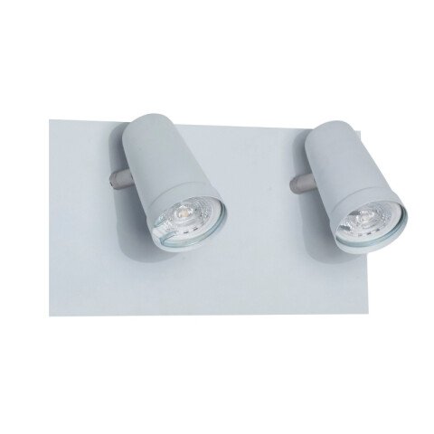 Spot dicroico de 2 luces línea DINA, blanco JU0004