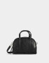 Bowling Noche Cartera Bowling Efecto Croco - Negro
