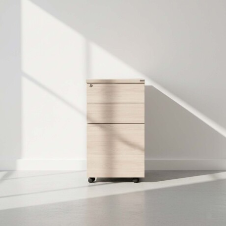 CAJONERA MADERA NATURAL-BEIGE WORK 3C