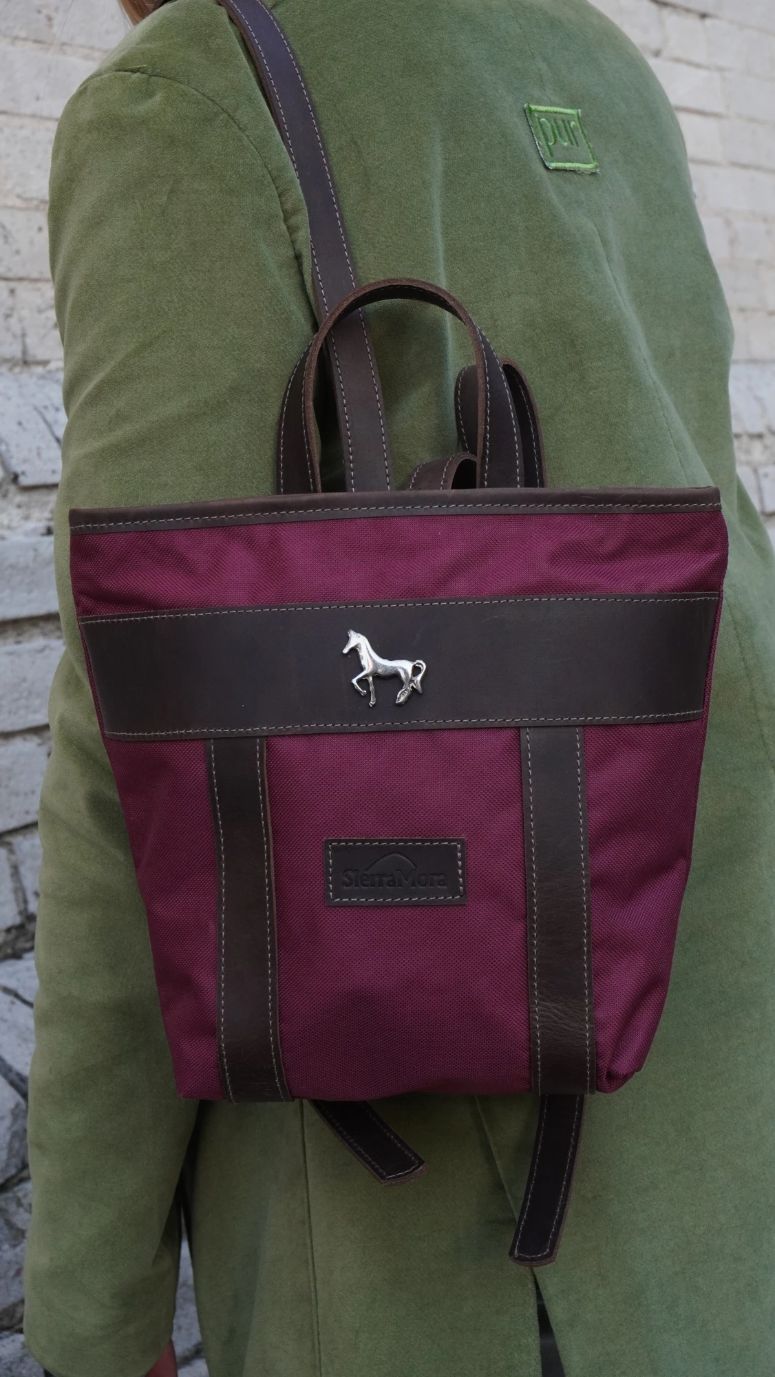 Mini Mustang Backpack - Choco