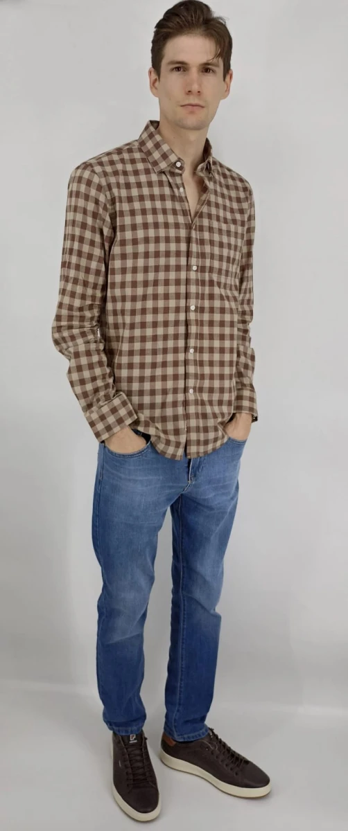 CAMISA OXX NAPOLI - MARRO BEIG 
